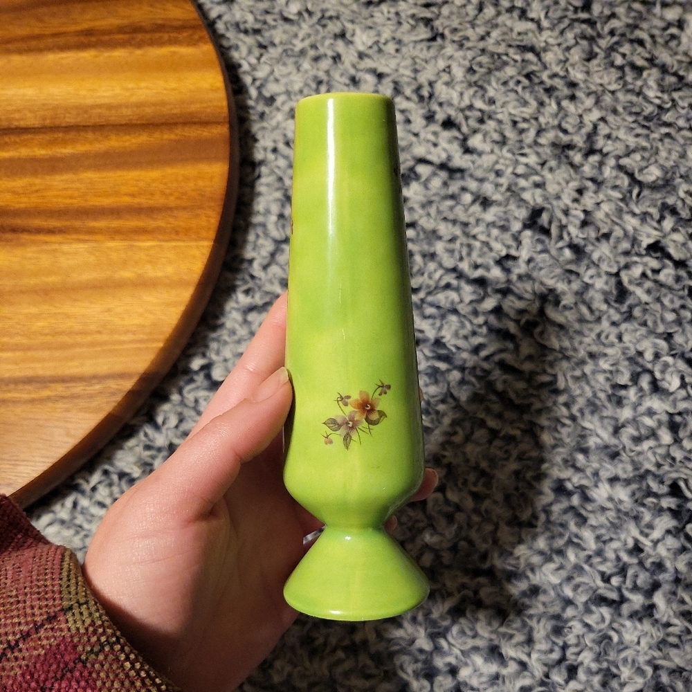 Vintage 70s Bud Vase Home Accents Floral Flower Vase Retro Funky Cool Grannycore - Picture 8 of 10